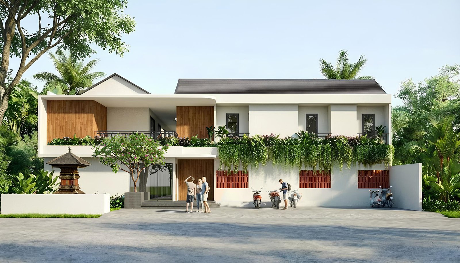 HAVN building facade, front elevation photo